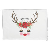 Kerstfeestdag  moderne glam-versieringen kussensloop (Voorkant)