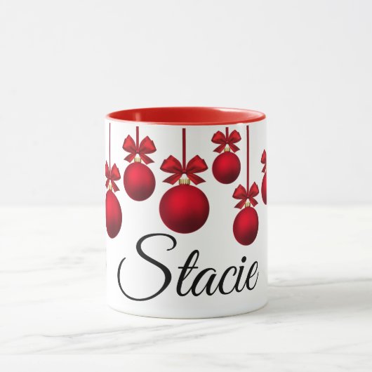 Kerstfeestdag - Mok naam kerstfeestdag (Midden)