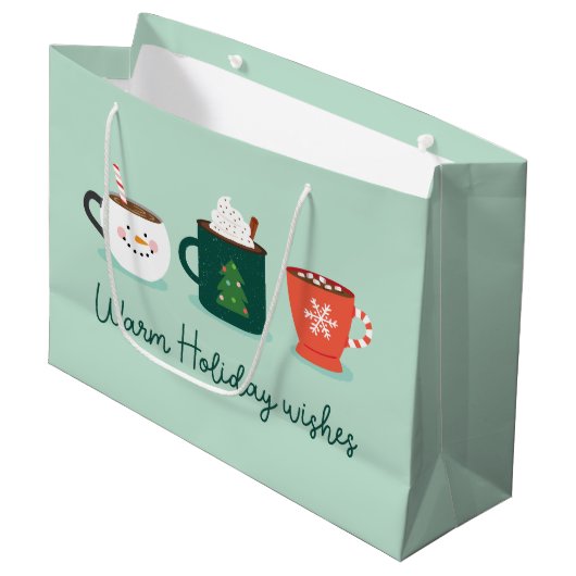 Kerstfeestdag Mokken Groot Cadeauzakje (Voorkant Gekanteld)