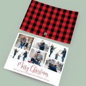 Kerstfeestdag Multi 6-foto-buffels Feestdagenkaart