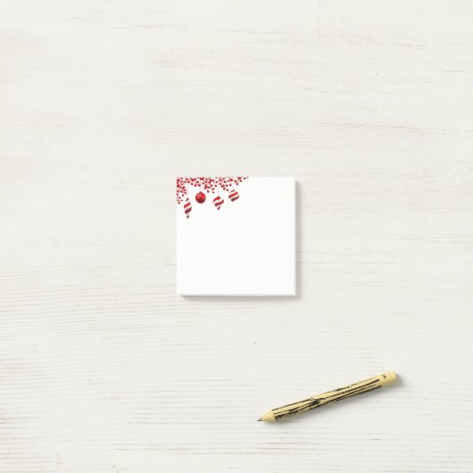 Kerstfeestdag na de feestdag post-it® notes (Op bureau)