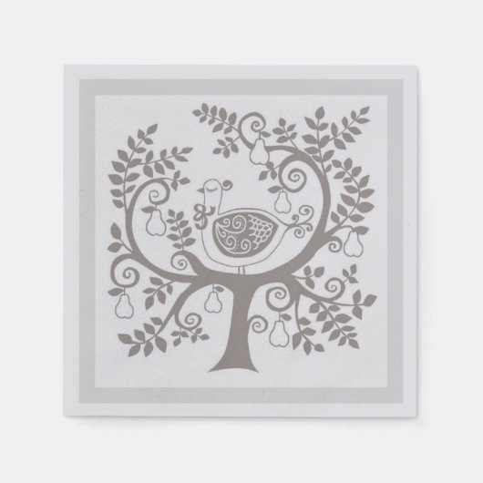 Kerstfeestdag, Napkins Servet (Voorkant)