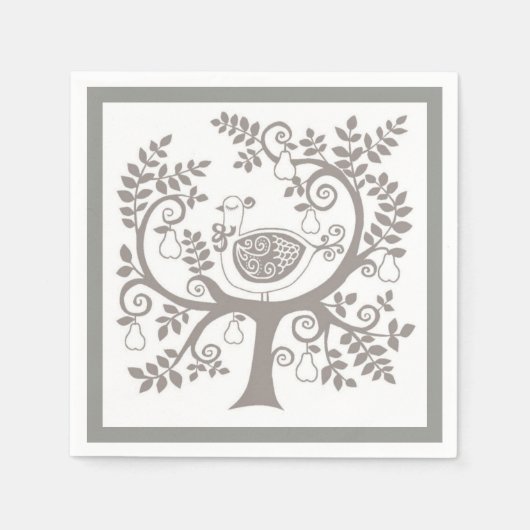 Kerstfeestdag, Napkins Servetten (Voorkant)