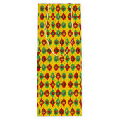 kerstfeestdag nieuwjaargeest wijn cadeautas (Achterkant)