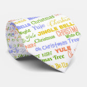 Kerstfeestdag nieuwkomerkarol stropdas (Opgerold)