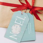 kerstfeestdag noel cute Typografie en dollar Cadeaulabel