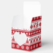 Kerstfeestdag Nordic Pattern Cozy Bedankdoosjes (Geopend)