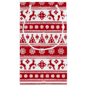 Kerstfeestdag Nordic Pattern Cozy Klein Cadeauzakje (Achterkant)
