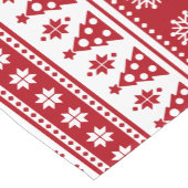 Kerstfeestdag Nordic Pattern Cozy Korte Tafelloper (Hoek)