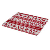 Kerstfeestdag Nordic Pattern Cozy Snijplank (Hoek)