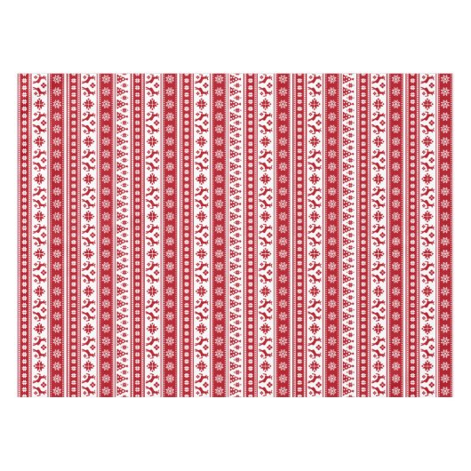 Kerstfeestdag Nordic Pattern Cozy Tafelkleed (Voorkant (Horizontaal))