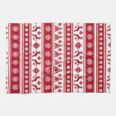 Kerstfeestdag Nordic Pattern Cozy Theedoek (Horizontaal)