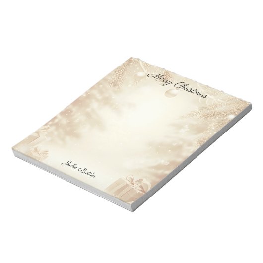 Kerstfeestdag Notitieblok (Linkerzijde)