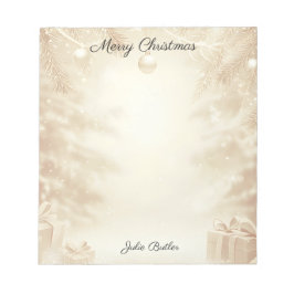 Kerstfeestdag Notitieblok