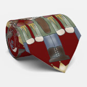 Kerstfeestdag Nutcracker leuk mannen stropdas (Opgerold)