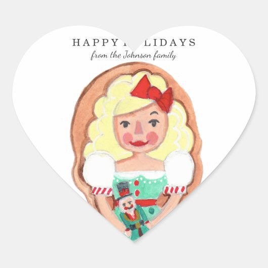 kerstfeestdag Nutkraker Clara | STICKER (Voorkant)