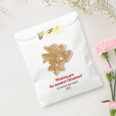 Kerstfeestdag ontbijtkoek Koekjesuitwisseling Bedankzakje (Gezegeld)