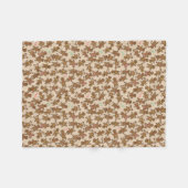 kerstfeestdag ontbijtkoek Manuskoekjes Fleece Deken (Voorkant (Horizontaal))