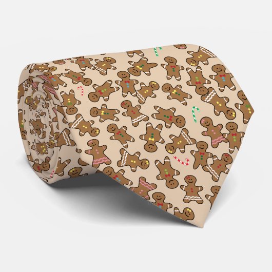 kerstfeestdag ontbijtkoek Manuskoekjes Stropdas (Opgerold)