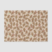 kerstfeestdag ontbijtkoek Manuskoekjes Tissuepapier (Voorkant)