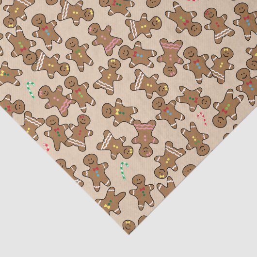 kerstfeestdag ontbijtkoek Manuskoekjes Tissuepapier (Detail)