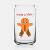 kerstfeestdag op maat blikvorm glas (Voorkant)