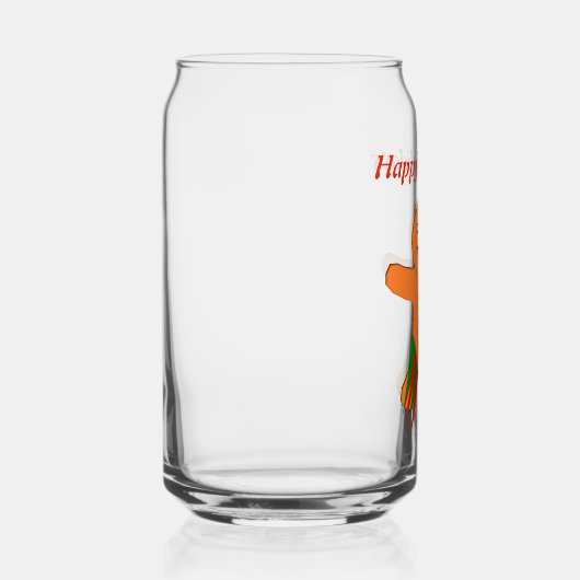 kerstfeestdag op maat blikvorm glas (Rechts)