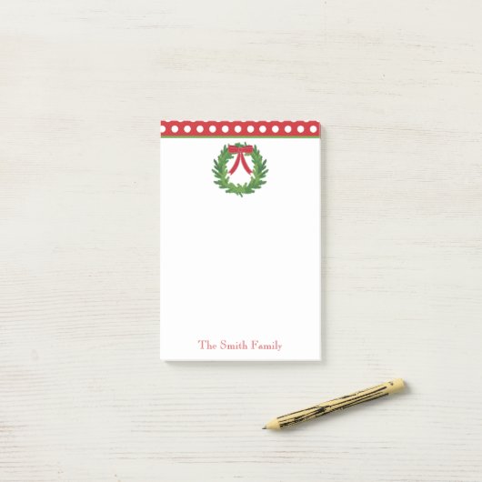 kerstfeestdag op maat post-it® notes (Op bureau)