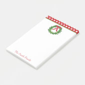 kerstfeestdag op maat post-it® notes (Schuin)