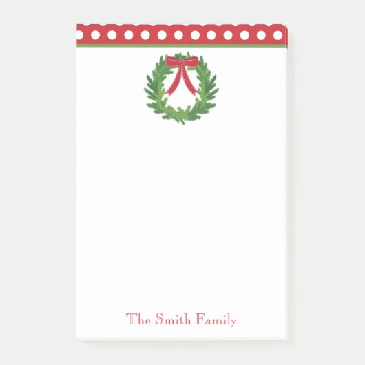 kerstfeestdag op maat post-it® notes (Voorkant)