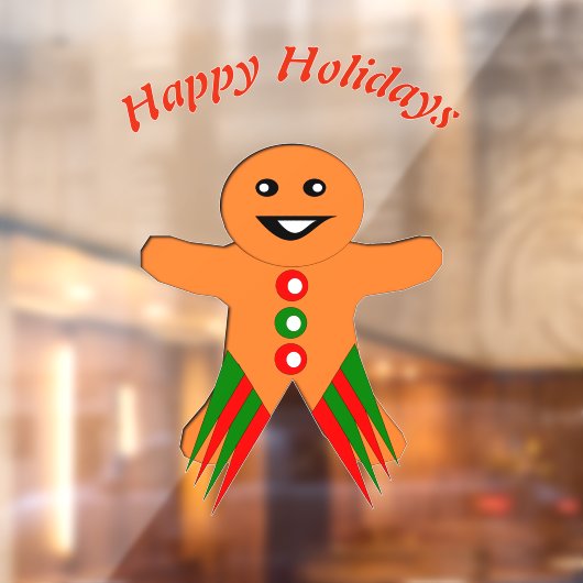 kerstfeestdag op maat raamsticker (Vel 2)