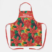 kerstfeestdag op maat schort (Voorkant)