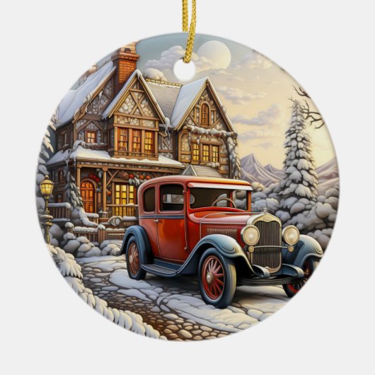 kerstfeestdag ornament (Voorkant)