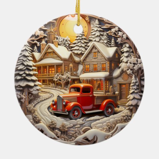 kerstfeestdag ornament (Achterkant)