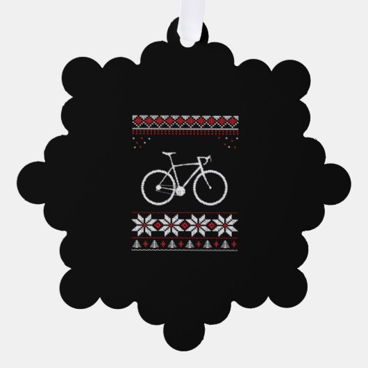 Kerstfeestdag Ornament Kaart (Voorkant)