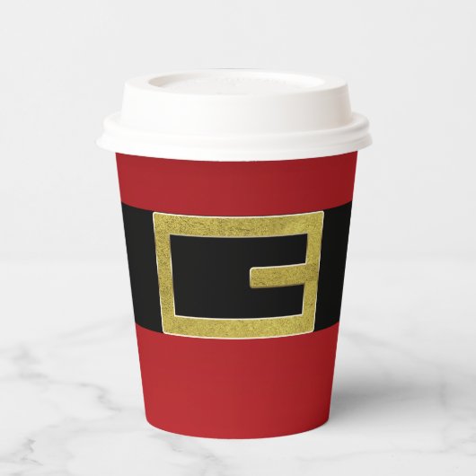 Kerstfeestdag Papieren Bekers (Links)