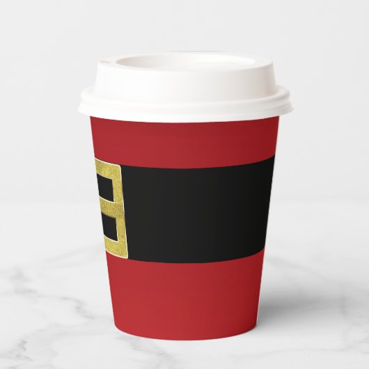 Kerstfeestdag Papieren Bekers (Achterkant)