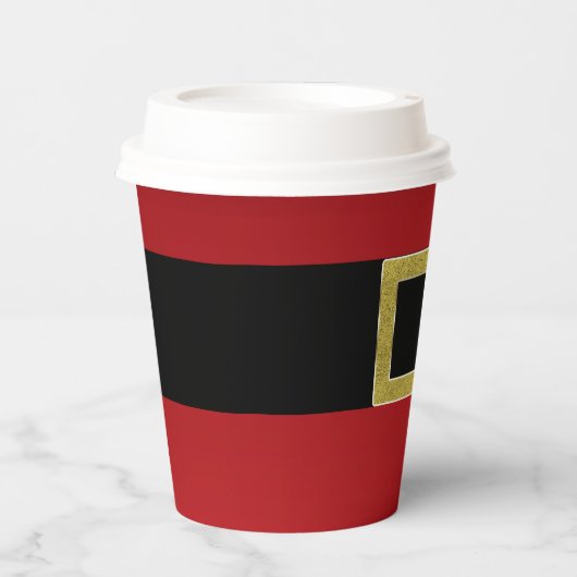 Kerstfeestdag Papieren Bekers (Voorkant)