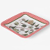 Kerstfeestdag Papieren Bordje (Gebogen)