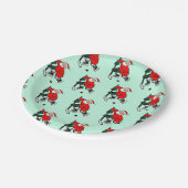 Kerstfeestdag Papieren Bordje (Gekanteld)