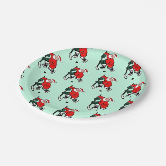 Kerstfeestdag Papieren Bordje (Gekanteld)