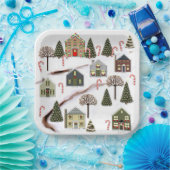 Kerstfeestdag Papieren Bordje (Feest)