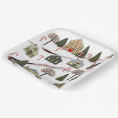 Kerstfeestdag Papieren Bordje (Gebogen)