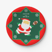 Kerstfeestdag Papieren Bordje (Voorkant)