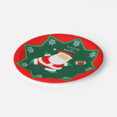 Kerstfeestdag Papieren Bordje (Gekanteld)