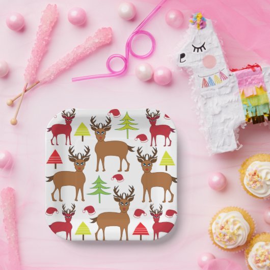 Kerstfeestdag Papieren Bordje (Feest)