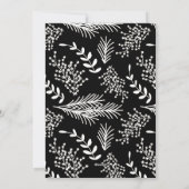 Kerstfeestdag - pastel Berries - fotokaart Feestdagenkaart (Achterkant)