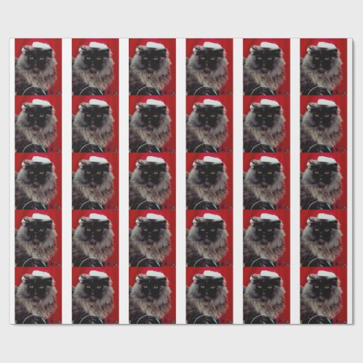 kerstfeestdag Pet kerstmis met kerstmis Cadeaupapier (Vlak)