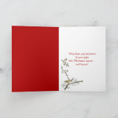 kerstfeestdag poka Dots Feestdagen Kaart (Binnen)