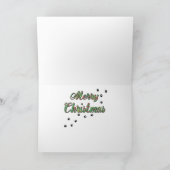 kerstfeestdag — porseleinkast feestdagen kaart (Binnen)